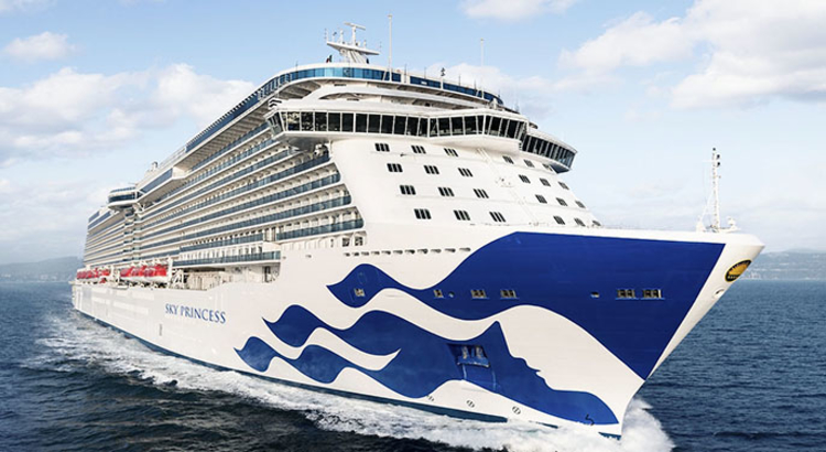 Die "Sky Princess" ist eines der Schiffe der US-Reederei Princess Cruises.